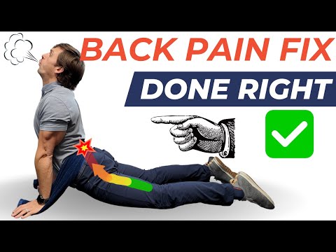 McKenzie Method Back Pain & Sciatica Fix (Most People Do It Wrong)