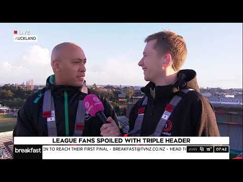 Rugby League Triple Header Announcement: TVNZ Breakfast