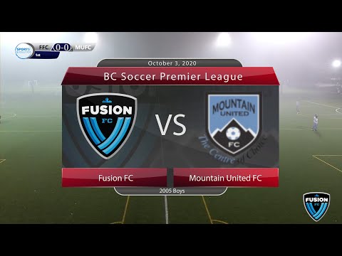 Fusion FC vs Mountain United FC (2005 Boys) Highlight - October 3, 2020