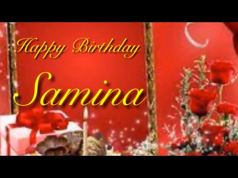Happy Birthday Samina Video Song ||#saminabirthday