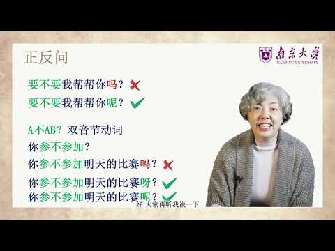 Chinese Grammar Learning 13 汉语语法点点通 13 疑问句