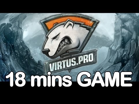 18 mins Game - VP destroy EPG  - Dota Pit Lan Final