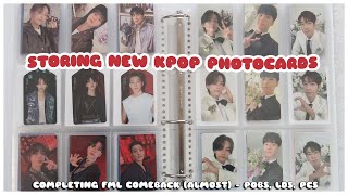 ☁️ organizing + storing new kpop photocards in my seventeen binders | fml pobs, lucky draws, pcs