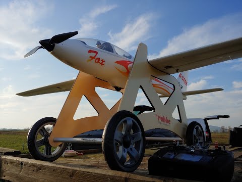 FMS 2300mm (90.6") FOX PNP V2 and Robbe trolley TEST