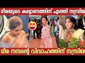Nazriya Nazim At Meera Nandan Wedding Reception Actress Meera Nandan Marriage