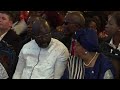 George Weah, Ellen Johnson Sirleaf attend church service