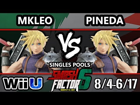 Smash Factor 6 Smash 4 - FOX MVG | MKLeo (Cloud) Vs. TMX | Pineda (Cloud) Smash Wii U