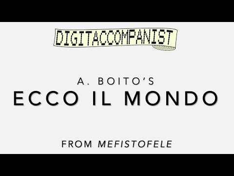 Ecco il mondo – Digital Accompaniment