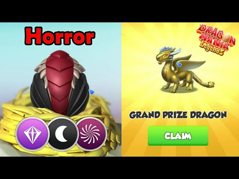 HORROR DRAGON Hatching + GRAND PRIZE Dragon Unlocked! - DML #1390