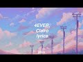 Clairo - 4EVER // lyrics