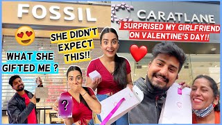 Surprising My Girlfriend with.… On Valentine’s Day!!! 😱 She Was SHOCKED ??🎁 Valentine's Day 2022