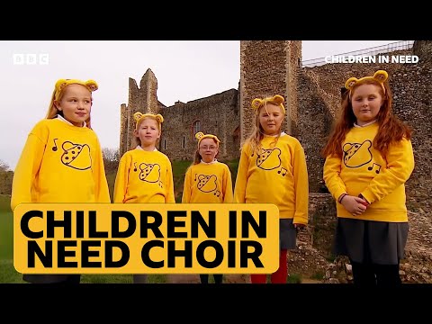 The BBC Children in Need Choir perform 'Somewhere Only We Know'