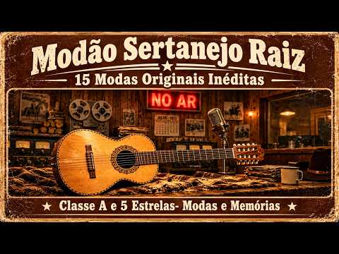 Modão Sertanejo Raiz 15 Modas Originais Inéditas