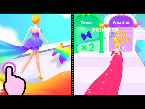 Dancing Dress Blonde Girl Run - All Levels iOS Android GamePlay - YouTube