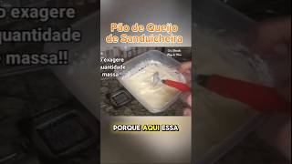 Pão de Queijo de Sanduicheira pronto em 6 minutos! #receitafacil