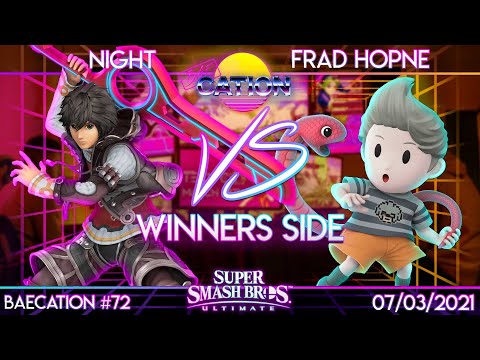 Baecation #72 - SSBU - Night (Shulk) vs. Frad Hopne (Lucas) - Winners Side