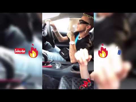 DREFGOLD IN MACCHINA CON SFERA EBBASTA