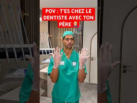 POV : T’ES CHEZ LE DENTISTE AVEC TON PÈRE 🤦🏼‍♂️ #humour #papa #sketch #sœur #drole #dentist