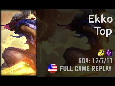 Ekko Top vs Irelia - Pobelter - NA Challenger Path 5.23