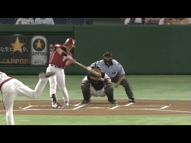 【1回表】イーグルス・島内 高めの失投を逃さず先頭打者ホームラン!! 2016/8/30 F-E