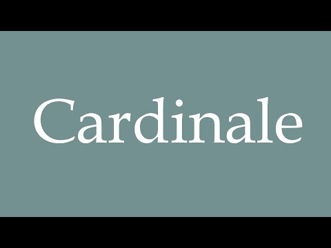 How to Pronounce ''Cardinale'' Correctly in French