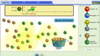 Phet Radioactive Dating Game Instructions