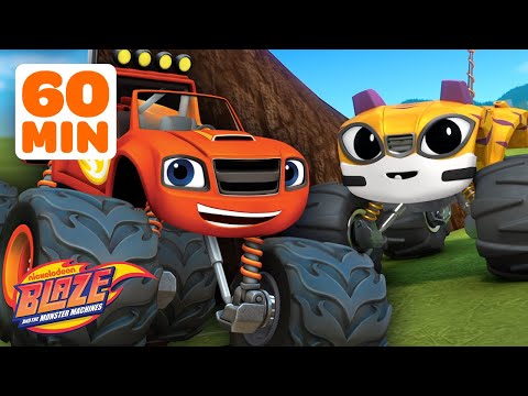 Super Blaze Rescues Babies! ???? | 1 Hour Compilation | Blaze and the Monster Machines