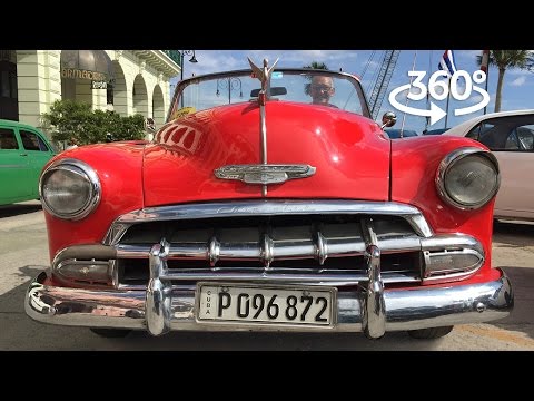 Explore Havana in Virtual Reality from a 1952 Chevy Convertible