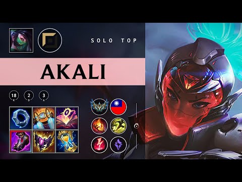 Akali Top vs Rumble - TW Challenger Patch 25.22