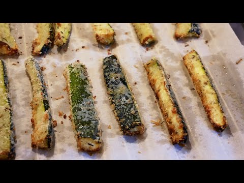 Tranches de courgettes croustillantes au four - Accompagnement parfait - Recette # 333