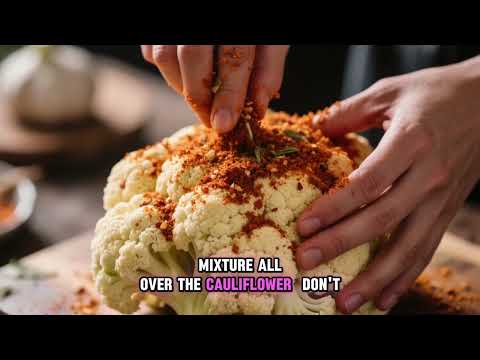 The $5 "Golden Crown" (Whole Roasted Cauliflower) #viralfood #shorts #ytviral