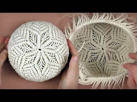 DIY Macrame Star Ornament Tutorial Handmade Christmas Tree Decoration