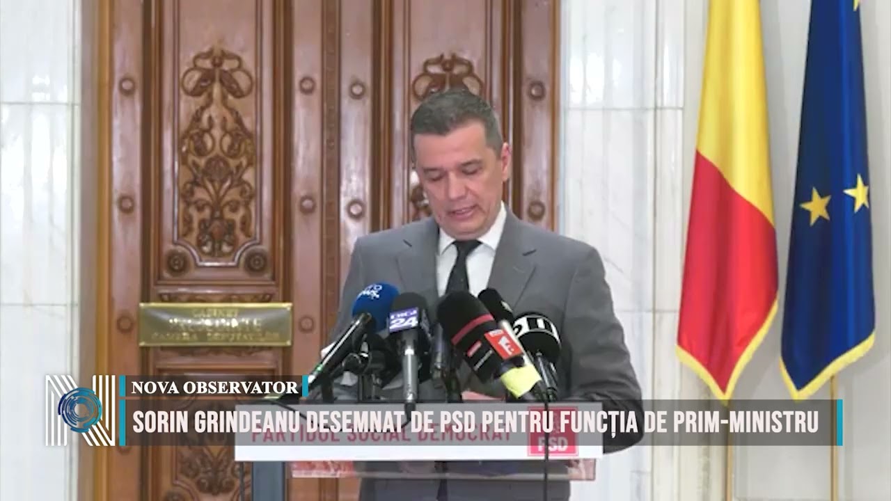 Sorin Grindeanu desemnat de PSD pentru funcția de prim-ministru