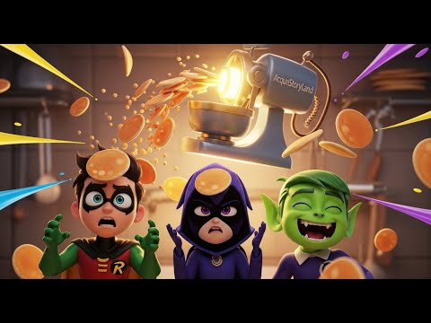 Teen Titans Go! & The Runaway Pancake Machine — Bedtime Story