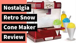 Nostalgia Retro Snow Cone Maker Review and Demo | Kitchen Gadgets