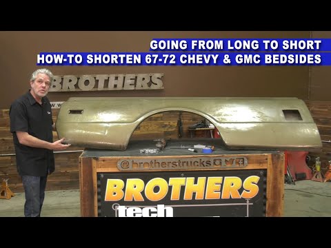 67-72 Chevy & GMC Truck / How To Shorten Bed Sides / Make your Long Bed Sides Short