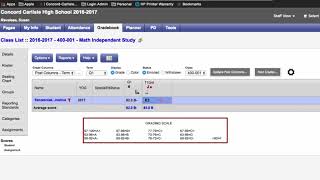 Aspen GradeBook   Post Grades