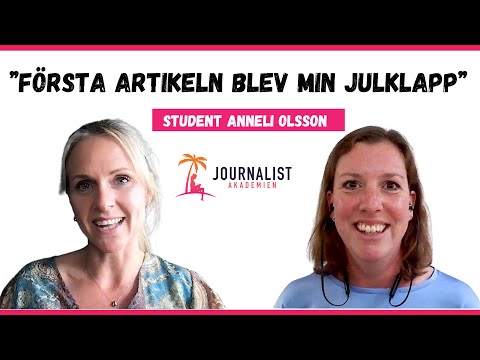”Första artikeln blev min julklapp” 🎁 – Intervju med student Anneli Olsson