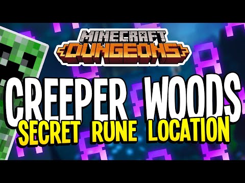 Subscribe - Creeper Woods: SECRET RUNE LOCATION! Minecraft Dungeons