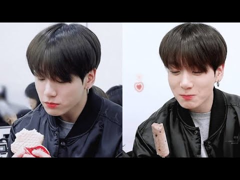BTS jungkook really likes ice cream as well as the other members