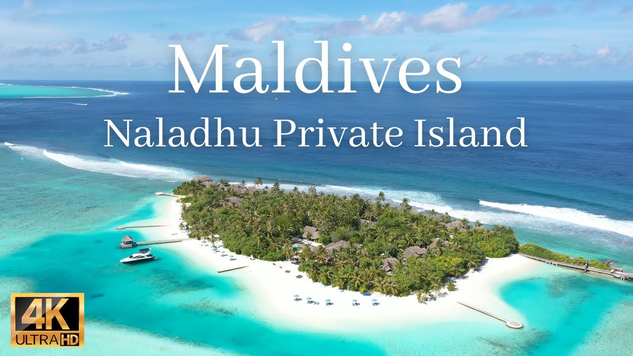 モルディブ旅行 @ ナラドゥ・プライベート・アイランド 癒しBGM｜Maldives relaxing walk at Naladhu Private Island