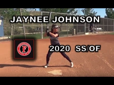 2020 Jaynee Johnson Shortstop Outfield Softball Recruit Skills Video