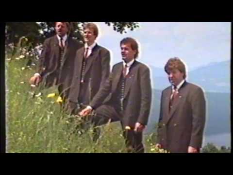 Wånn mei Diandle werd sterbn (Video) - Quartett Almrose Radenthein - 1990