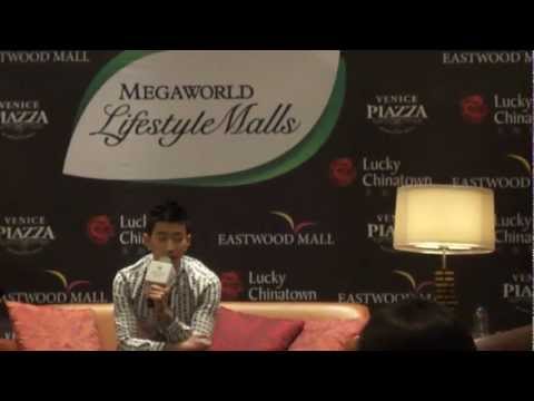 [120504] Jay Park in Manila: Press Conference - On 2ne1 & Big Bang and Collaborations