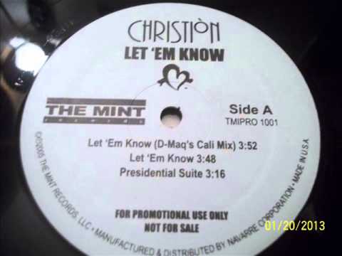 RTQ Christión - Let 'Em Know (D-Maq's Cali Mix) RTQ