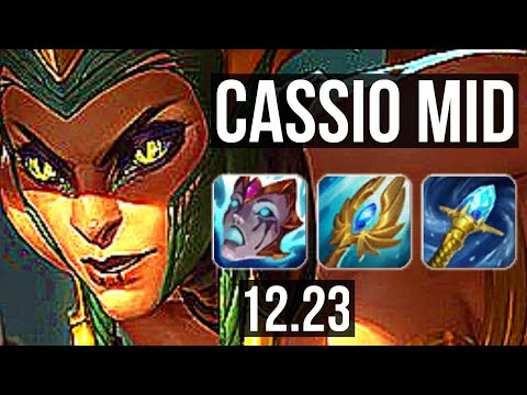 CASSIOPEIA vs SYNDRA (MID) | 6 solo kills, 800+ games | EUW Master | 12.23