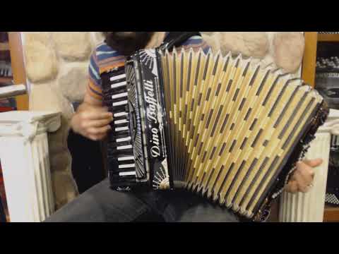 DINOLATIBBKGD - Black Gold Dino Baffetti Latino Studio IB Piano Accordion LMM 30 72 $4499