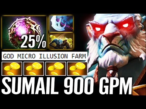 🔥 Sumail 900 GPM Phantom Lancer - 100% God ILLusion Micro Skill WTF Hard Comeback Dota 2 Pro Carry
