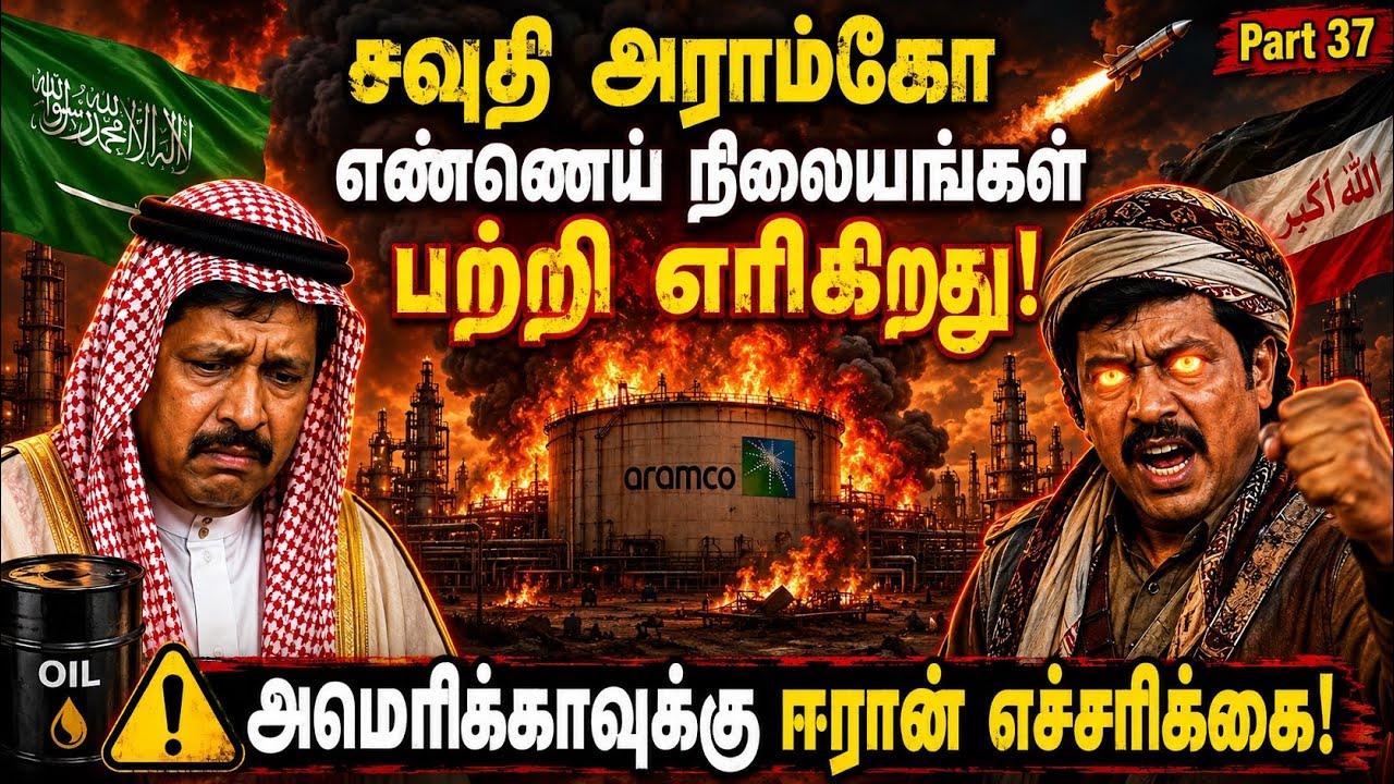 Saudi Aramco oil refinery under attack I Iran Final warn to US I Ravikumar Somu