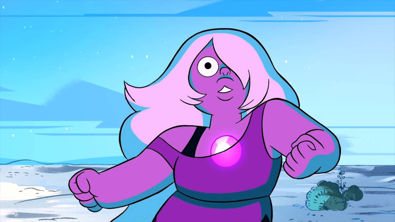 Here's, Garnet, and, Amethyst, fusing, into, Sugilite. 